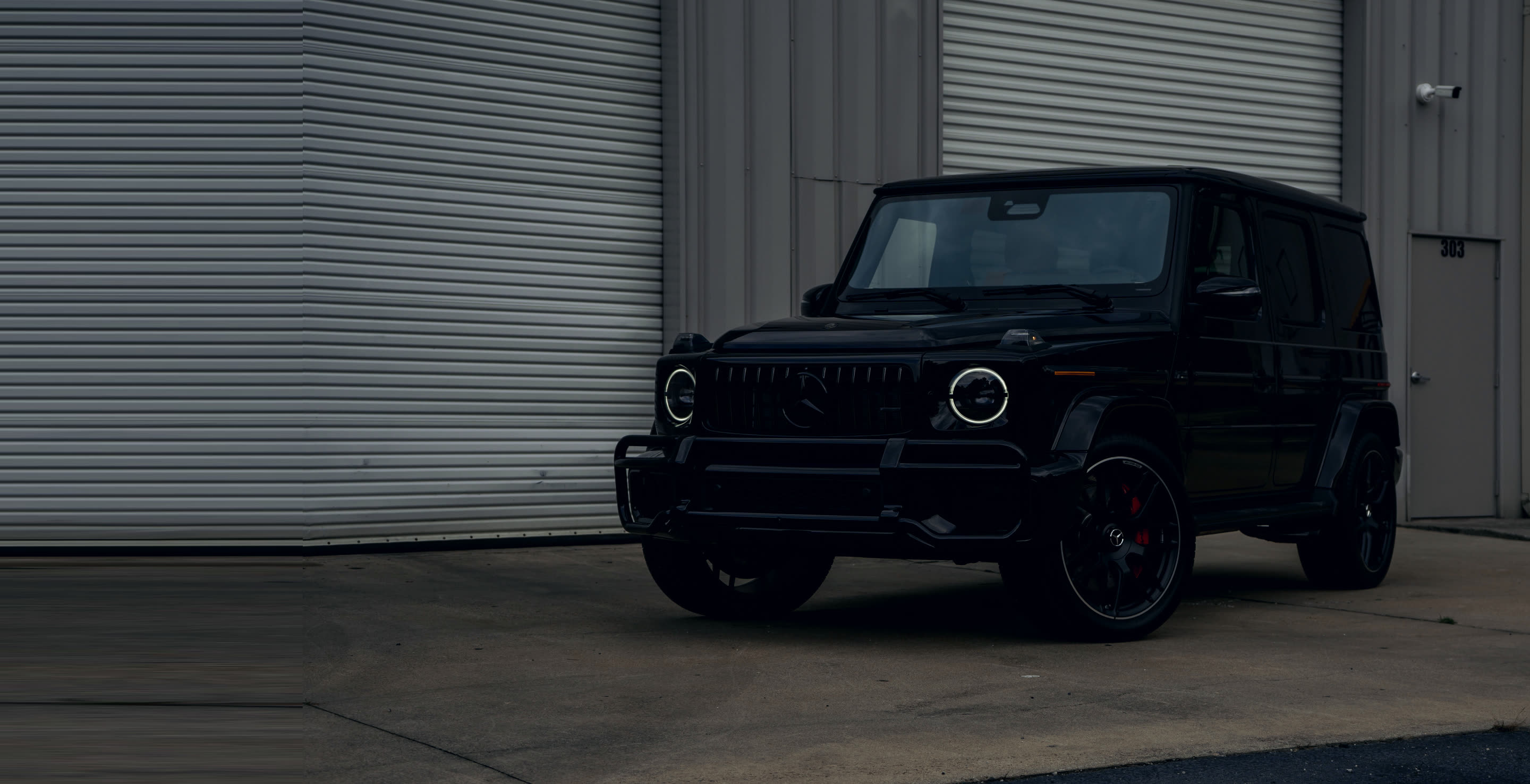 Чёрный Mercedes-AMG G 63 после рестайлинга